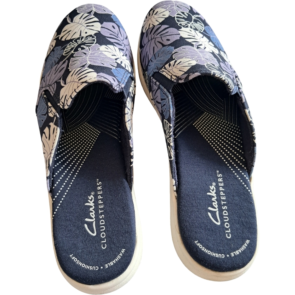 Clarks Cloudsteppers Breeze Shore Mule Slip Ons Women's Shoes New Size 9.5 N - Picture 4 of 11